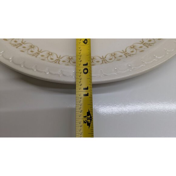 Syracuse China Econo Rim 12" Oval Serving Platter Classic Bronze RestaurantWare - Picture 7 of 9